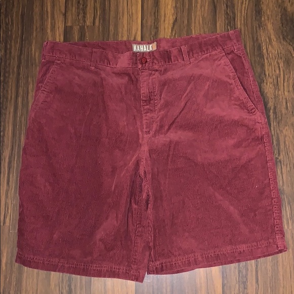 Kahala corduroy red shorts - Picture 1 of 3